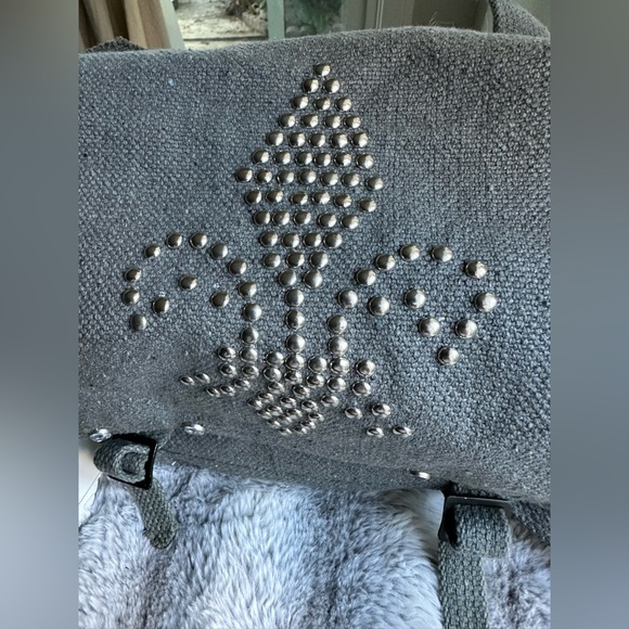 Fleur De Lis Messenger Bag - Picture 2 of 12